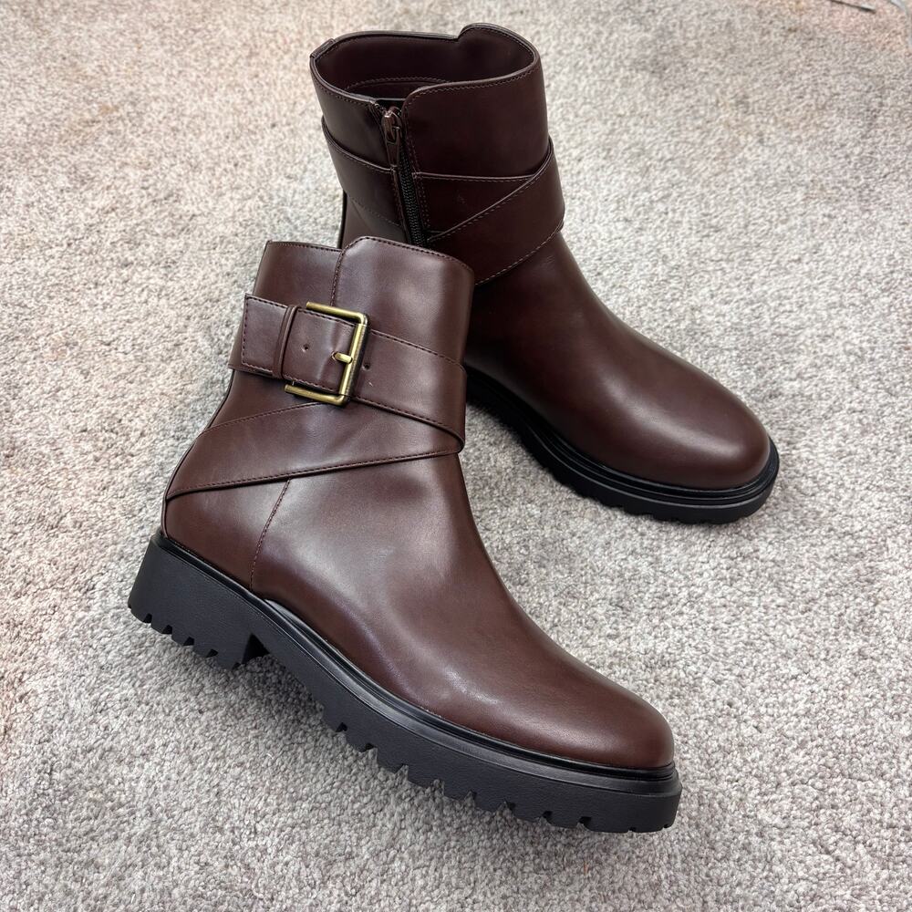 New! Unisa Brown Unjezzo ankle boots size 9